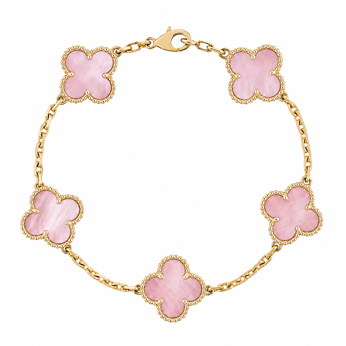 KLEEBLATT | Rosa Armband