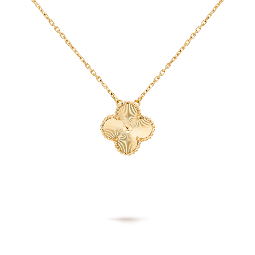 KLEEBLATT | Goldene Halskette