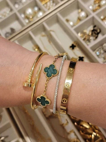 KLEEBLATT | Grünes Armband