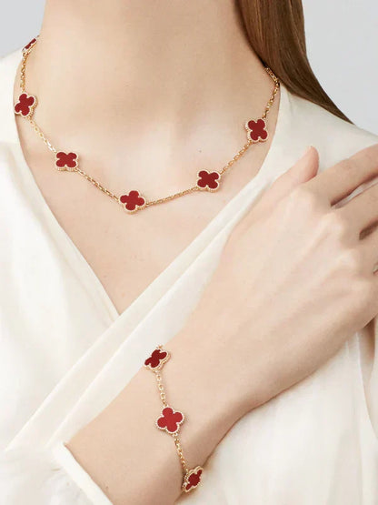 KLEEBLATT | Rotes Armband