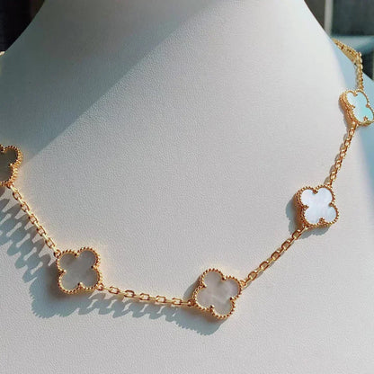 KLEEBLATT | 10 Motive Weißes Halsband