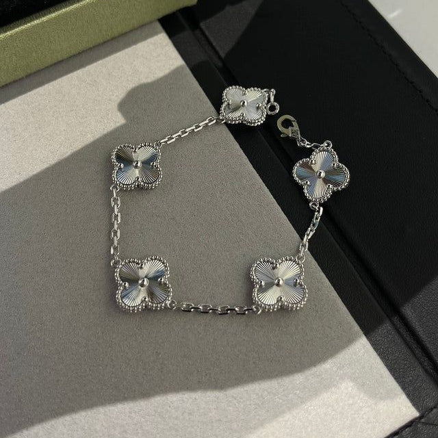 KLEEBLATT | Silberarmband