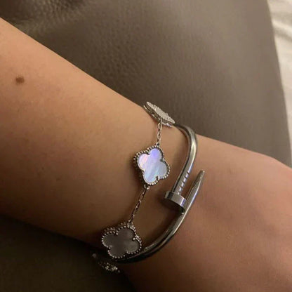 KLEEBLATT | Weißes Armband