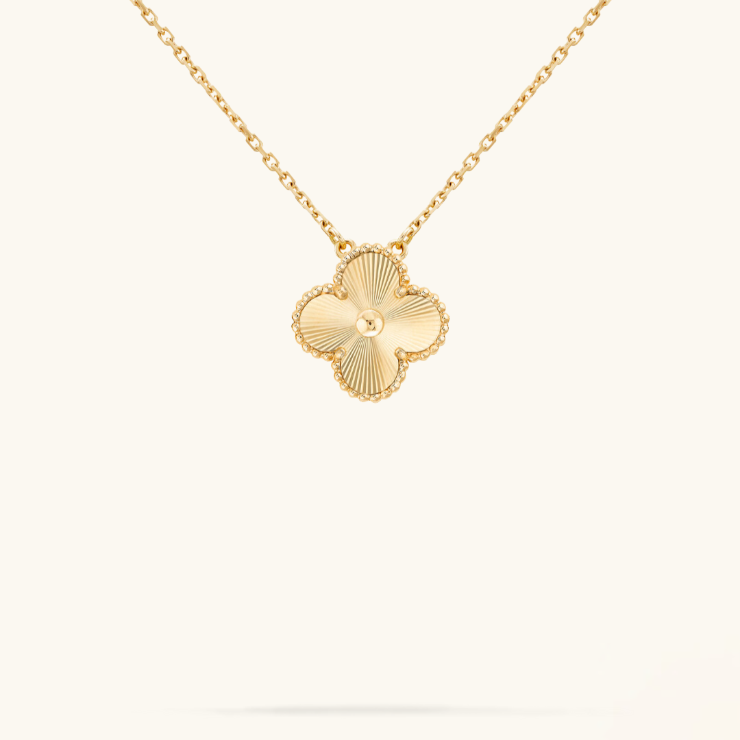 KLEEBLATT | Goldene Halskette