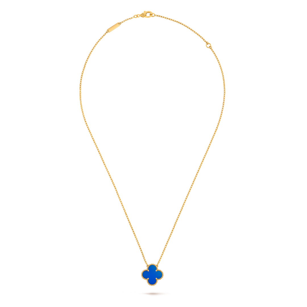 KLEEBLATT | Blaue Halskette