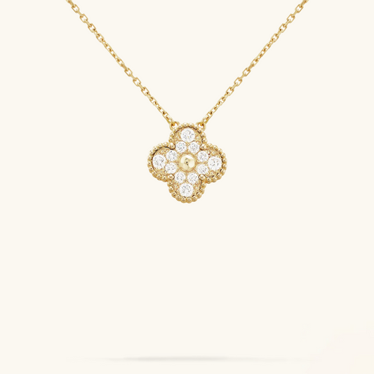 KLEEBLATT | Goldene Halskette Prestige