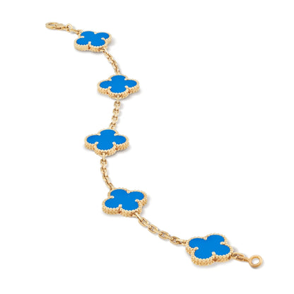 KLEEBLATT | Blauer Armband