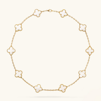 KLEEBLATT | 10 Motive Weißes Halsband