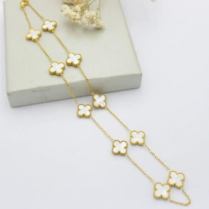 KLEEBLATT | 10 Motive Weißes Halsband