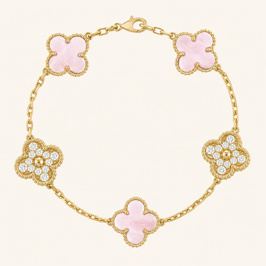 KLEEBLATT | Golden Pink Armband Prestige