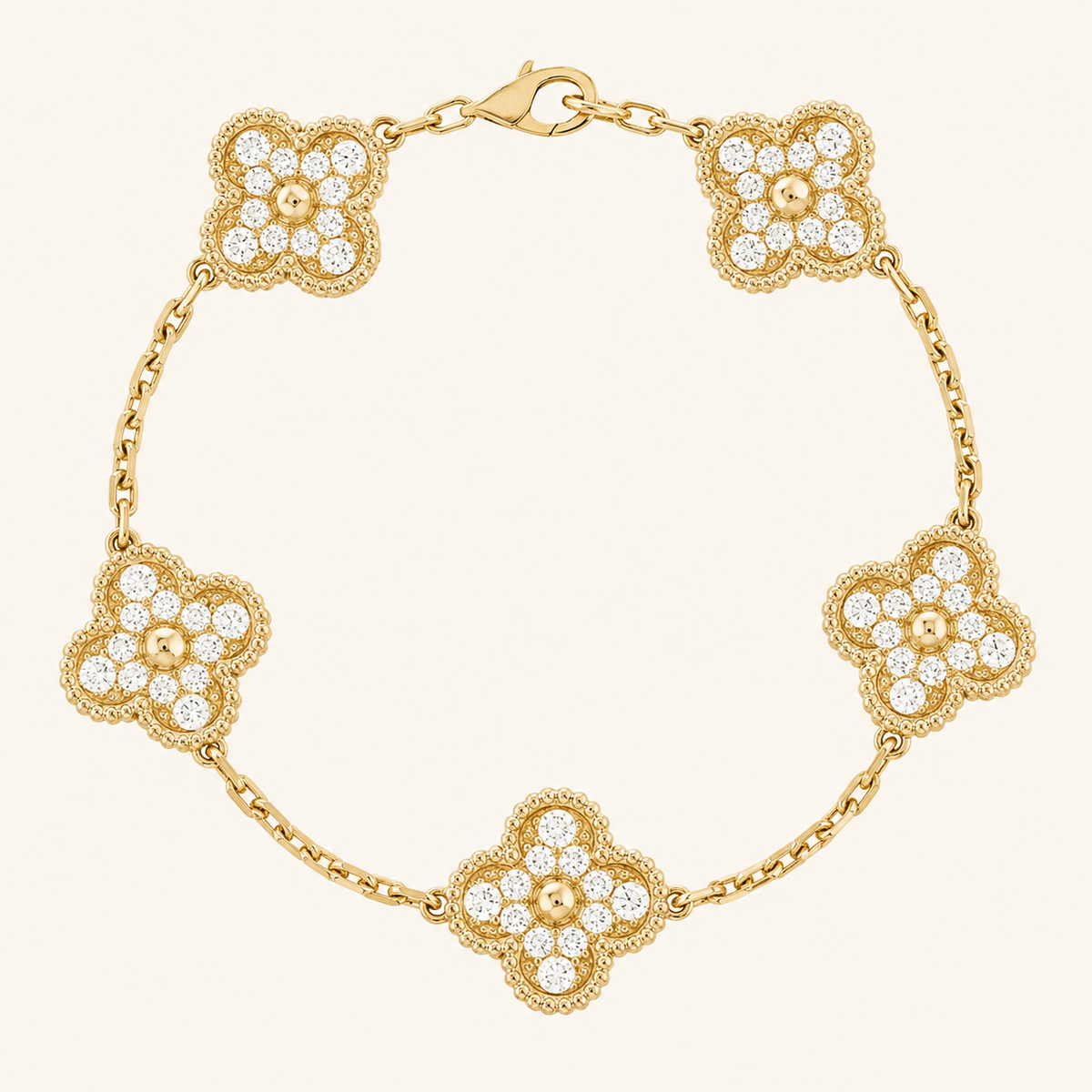 KLEEBLATT | Goldarmband Prestige