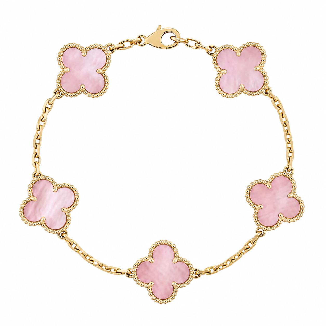 KLEEBLATT | Rosa Armband