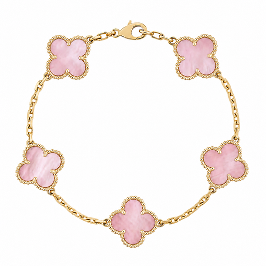 KLEEBLATT | Rosa Armband