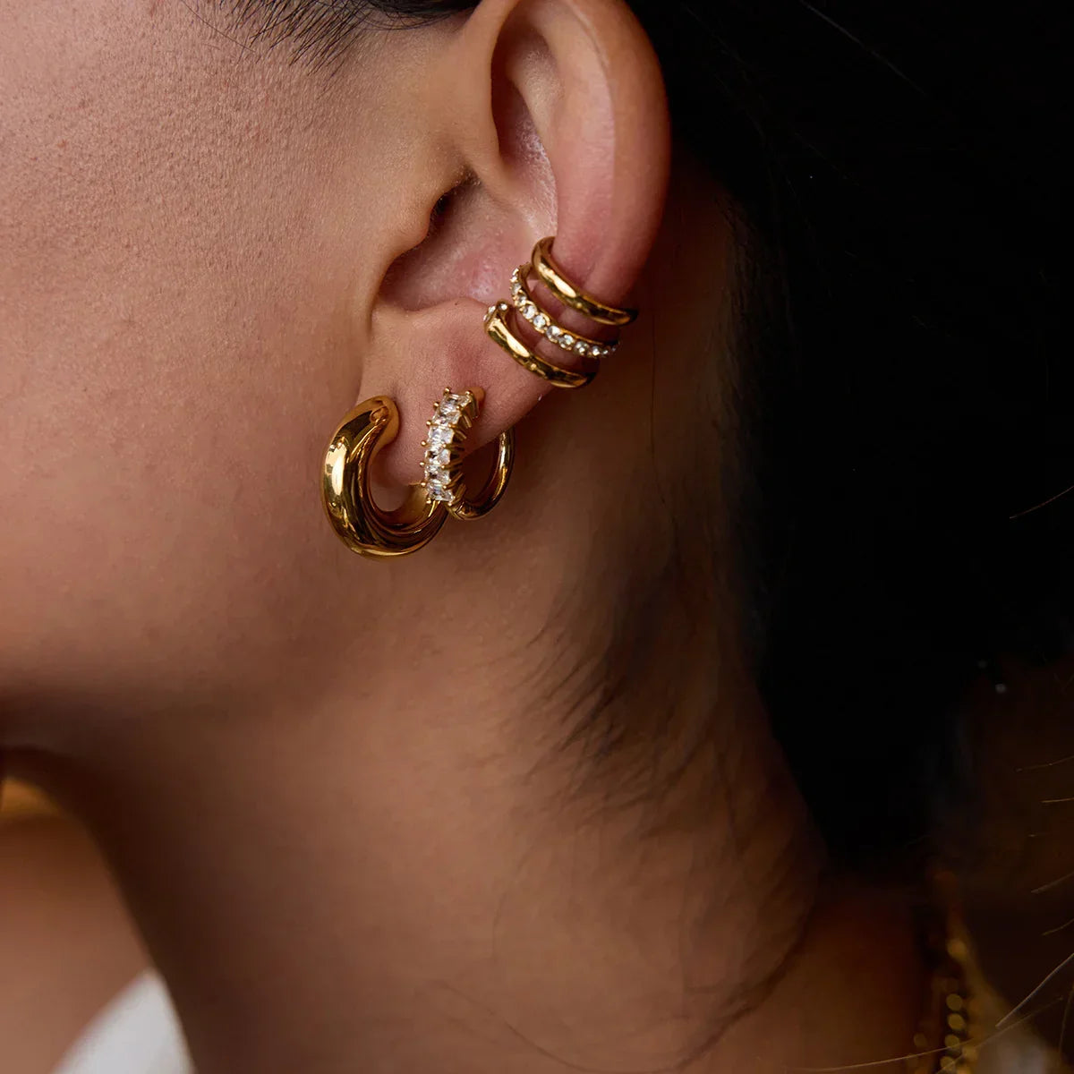Luxe Gold Ohr Stack Set