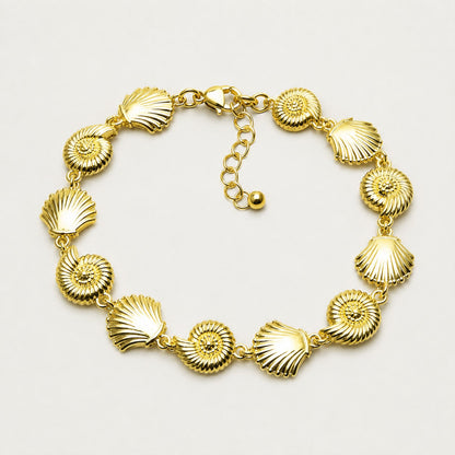 Muschel Charm Armband