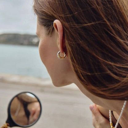 Élan Twist Hoop Ohrringe