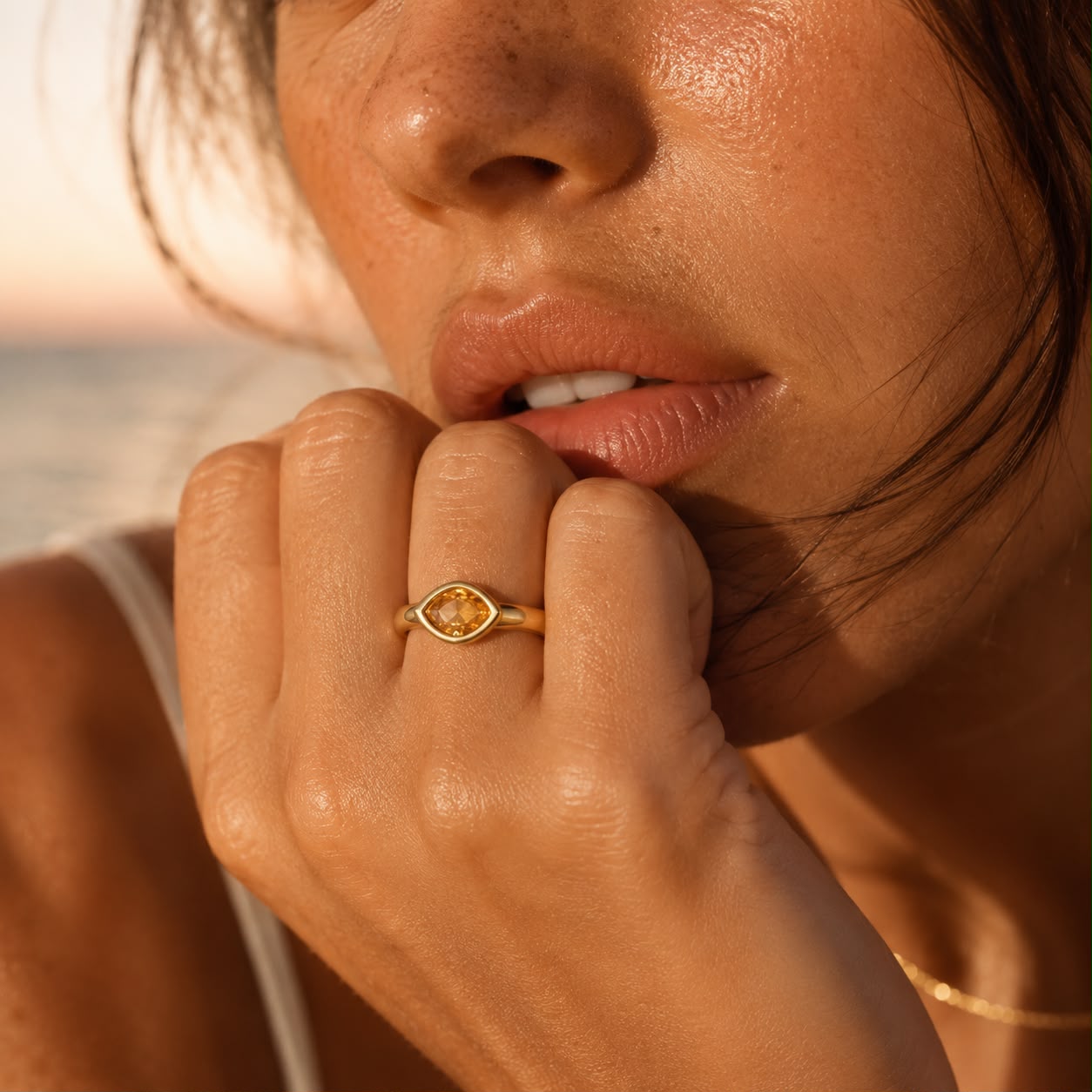 Goldener Horizont Ring