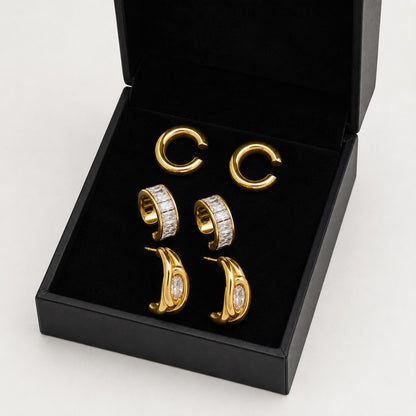 Aurora Gold Ohr-Stapel-Set