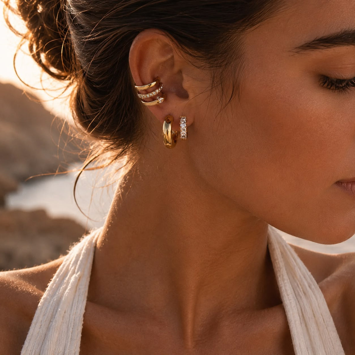 Luxe Gold Ohr Stack Set