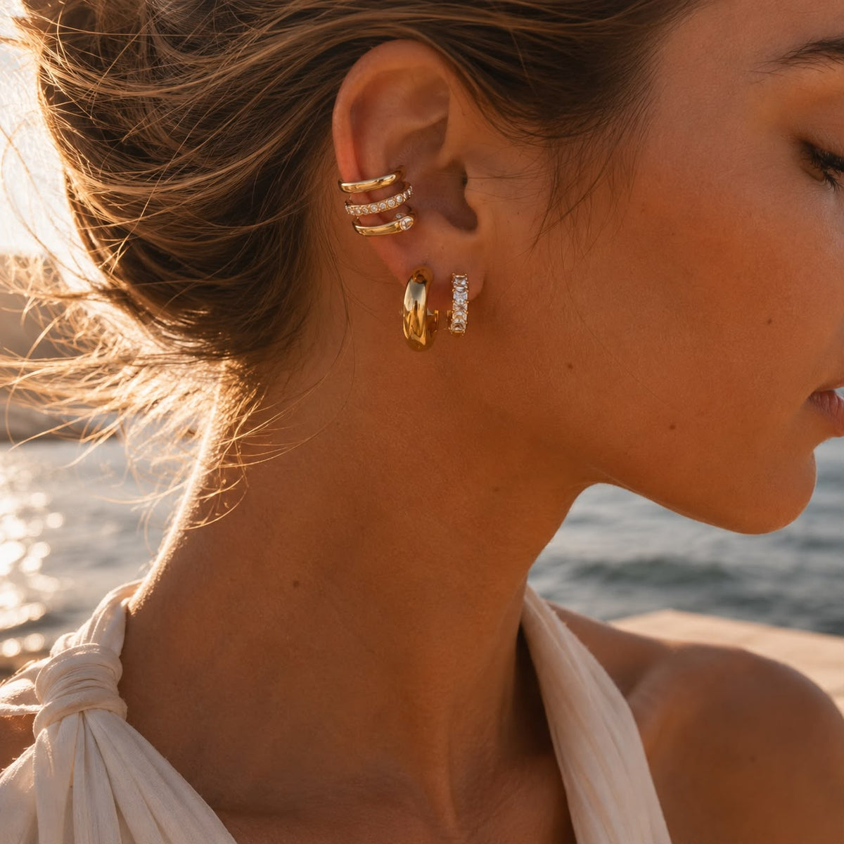 Luxe Gold Ohr Stack Set