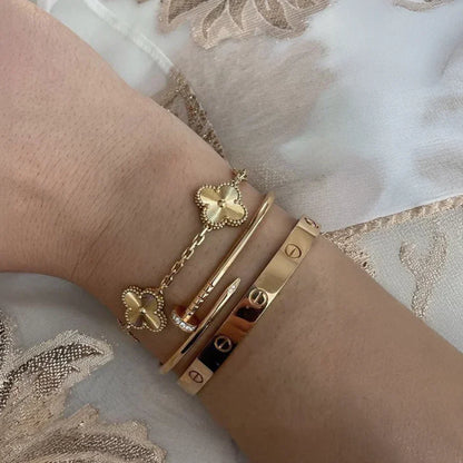 3-teilige Armband-Set - Gold