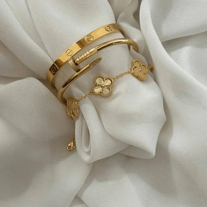 3-teilige Armband-Set - Gold