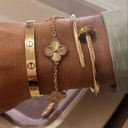 3-teilige Armband-Set - Gold
